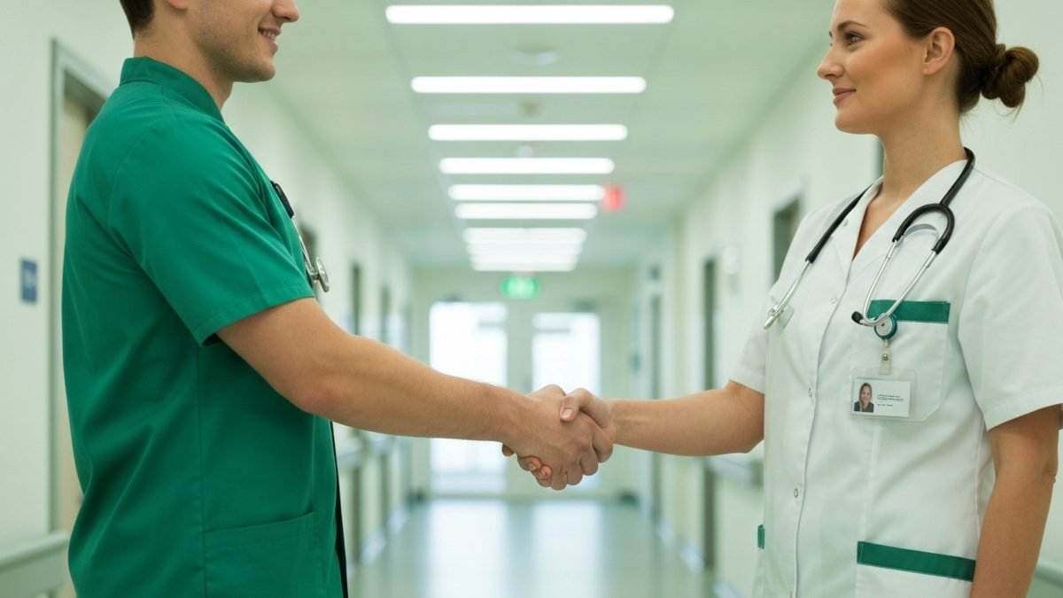 Parceria para terceirização de profissionais para a saúde